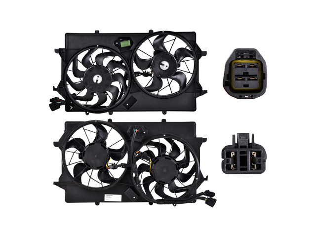 Motoventilador 4:4 Terminales Ford Focus 2.0L / 2.3L / 2.5L 2005-2007